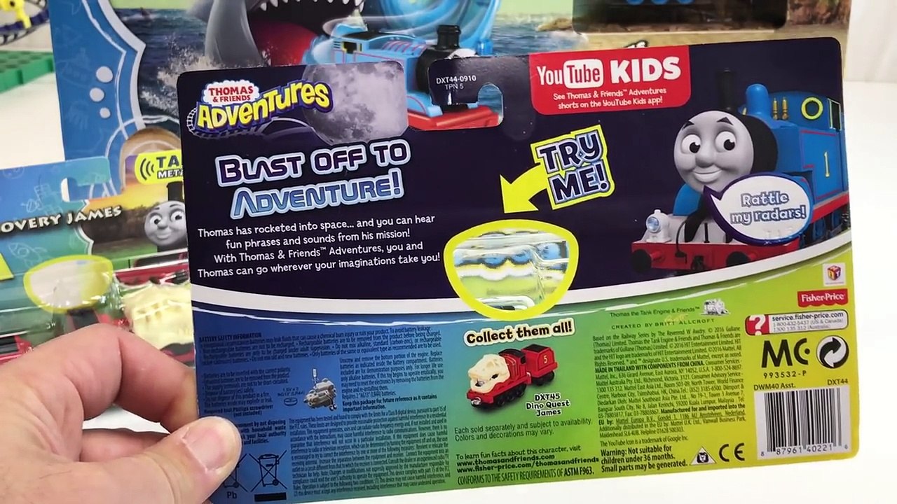 THOMAS & FRIENDS ADVENTURES Shark Escape! Dino James! Space Thomas! NEW!