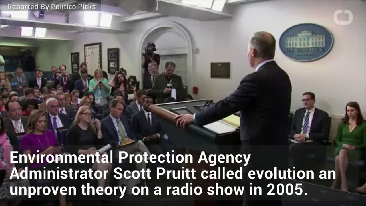 EPA's Pruitt Said Evolution’s Just A "Theory"