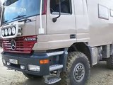 6x6 Mb Actros truck expeditionvehicle first off-road test ride