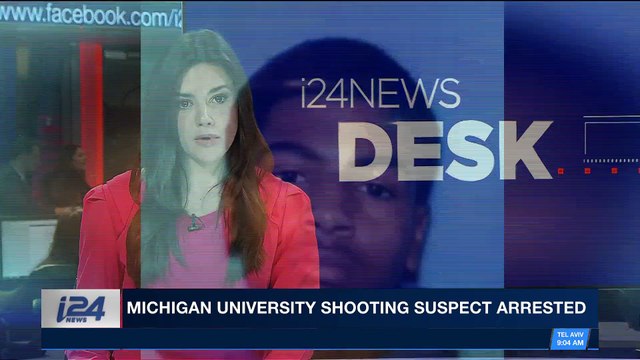i24NEWS DESK | Michigan Univesity shooting suspect arrested | Saturday, March 3rd 2018