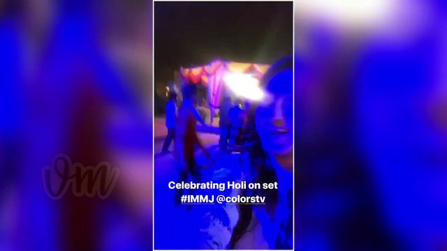 arjun bijlani and alisha panwar holi Celebration | ishq mein marjawan