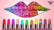 Learn Colors With Lipstick Princess Paint Colorful Lipstick Coloring Pages Games For Kids