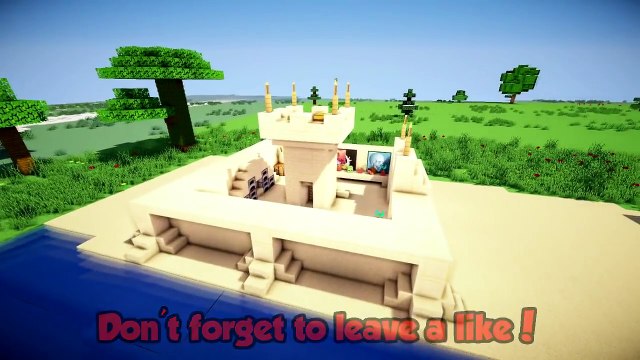 Minecraft: Sandcastle Build Tutorial (Fast and Easy!) Xbox/PE/PC/PS3