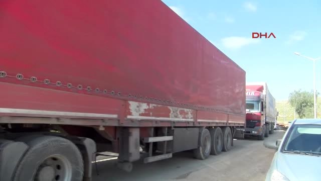 Hatay Cilvegözü Sınır Kapısında Tır Kuyruğu