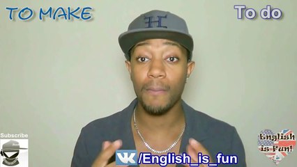 Difference between TO MAKE and TO DO