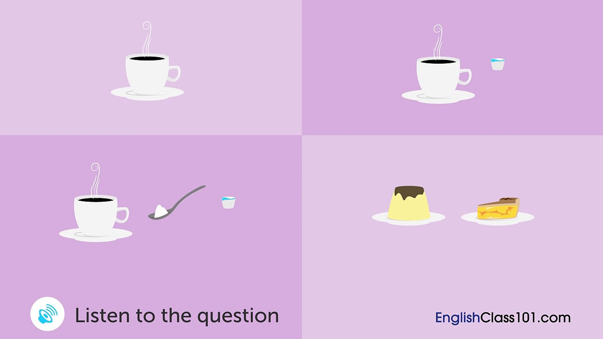 English Listening Comprehension - Ordering Lunch at a Restaurant in the USA
