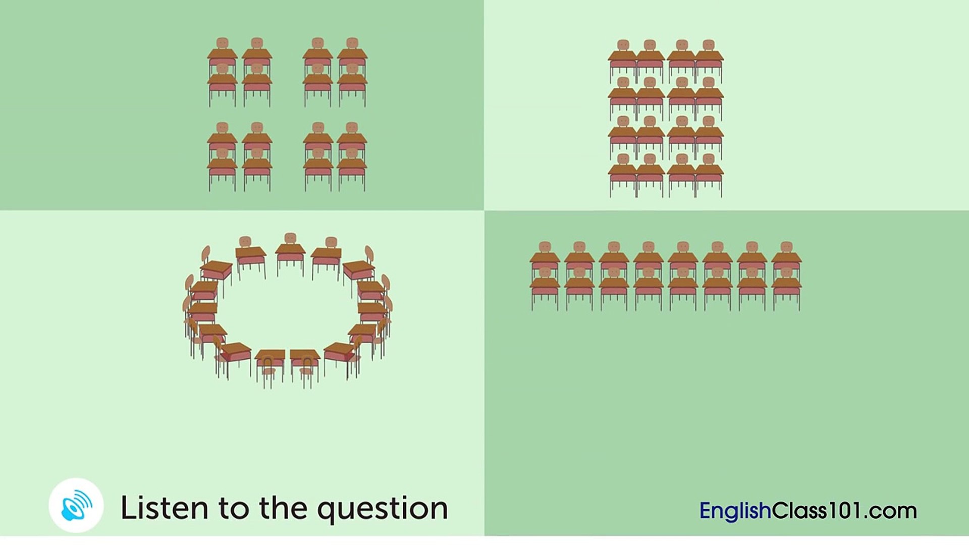 English Listening Comprehension - Setting up a Meeting Room in The USA