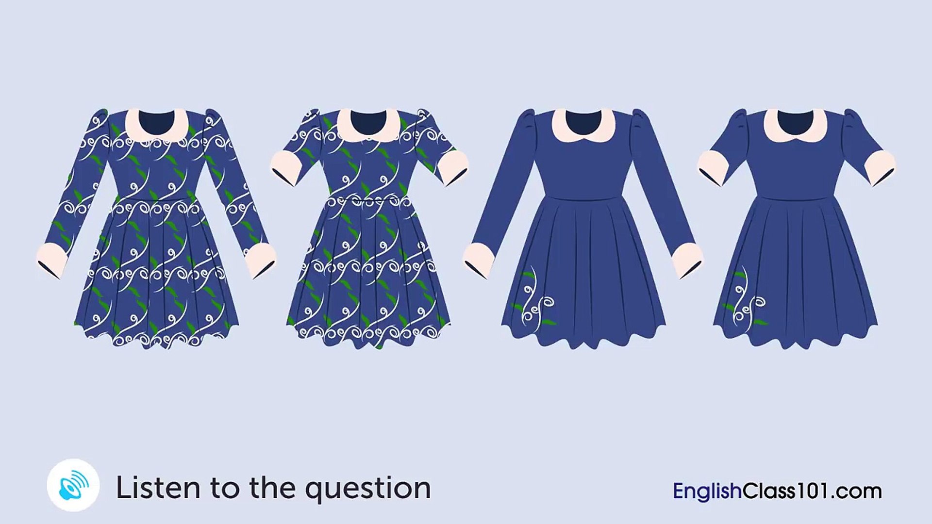English Listening Comprehension - Shopping for an Outfit in the USA