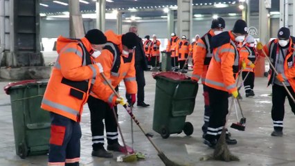 Temizlik işçileri uygulamalı sınavdan geçirildi - KIRKLARELİ