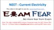 NEET Physics Current Electricity : Electric Current, Current Density