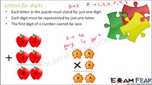 Maths Playing with Numbers part 4 (Letters for Digits : Addition) CBSE Class 8 Mathematics VIII
