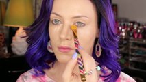 Katy Perry Inspired Makeup & Purple Hair