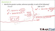 Maths Exponents and Powers part 4 (Questions) CBSE Class 7  Mathematics VII