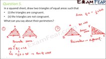 Maths Congruence of Triangles part 12 (Questions 2: RHS) CBSE Class 7  Mathematics VII