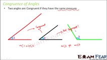 Maths Congruence of Triangles part 3 (Congruence Lines, Angles ,Triangles) CBSE Class 7  Mathematics