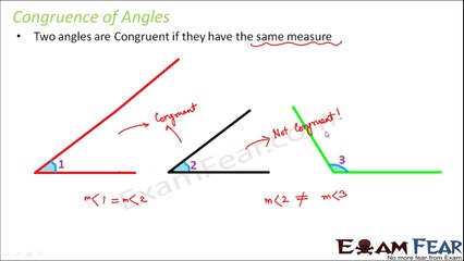 Maths Congruence of Triangles part 3 (Congruence Lines, Angles ,Triangles) CBSE Class 7  Mathematics