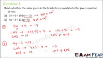 Maths Simple Equation part 4 (Questions: Setting up Equation) CBSE Class 7  Mathematics VII