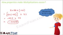 Maths Integers part 15 (Questions 1: Multiplication Properties) CBSE Class 7  Mathematics VII