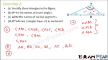 Maths Basic Geometrical Ideas part 21 (Questions) CBSE Class 6 Mathematics VI