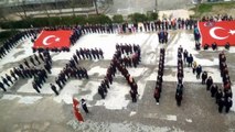 Öğrenciler ‘Afrin’ koreografisi yaparak ant içti