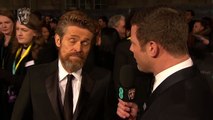 Willem Dafoe talks The Florida Project _ Red Carpet Interview _ EE BAFTA Film Awards 2018