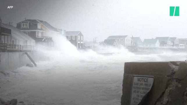 Les images de Windmageddon , la tempête hivernale qui a fait au moins 5 morts au nord-est des États-Unis