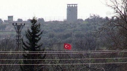 Afrin bölgesindeki terör örgütü YPG/PKK-DEAŞ hedefleri vuruluyor - KİLİS