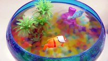 DIY How To Make Orbeez Aquarium Water Ball Real Robotic Fish Learn Colors Slime Clay