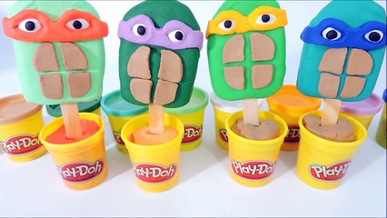 Video herunterladen: Play Doh Picole Tartarugas Ninjas com Massinhas de Modelar Teenage Mutant Ninja Turtles Popsicle