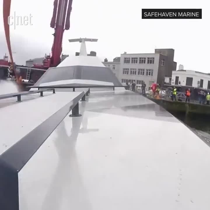 The XSV 17 "Thunder Child" mightt be the coolest boat we've ever seen