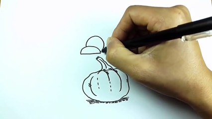 Coloring For Kids With Vegetables - Colouring Book for Baby