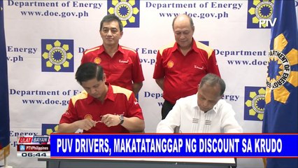 PUV drivers, makatatanggap ng discount sa krudo