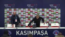Kasımpaşa-Osmanlıspor maçının ardından - Kemal Özdeş/İrfan Buz  - İSTANBUL