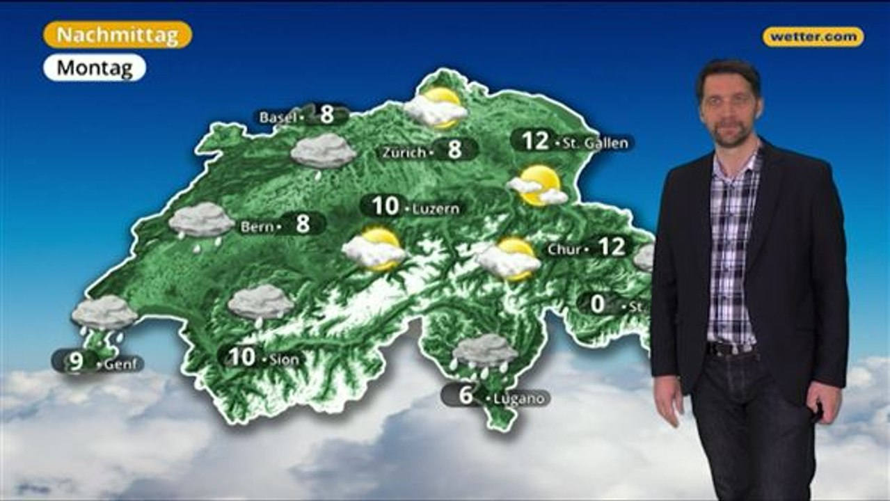 Das Wetter in der Schweiz am 03. März 2018