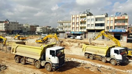 Yeşilvadi kavşağı çalışması sürüyor