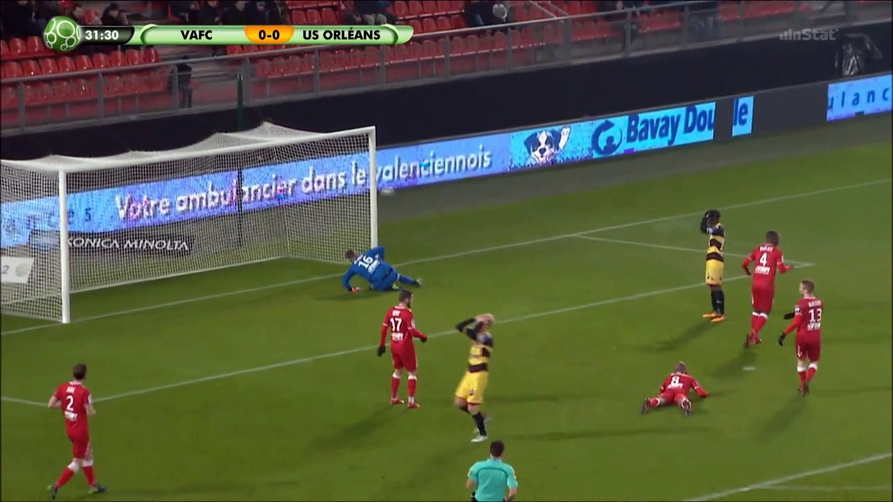 J28 : Valenciennes FC 0-1 US Orléans