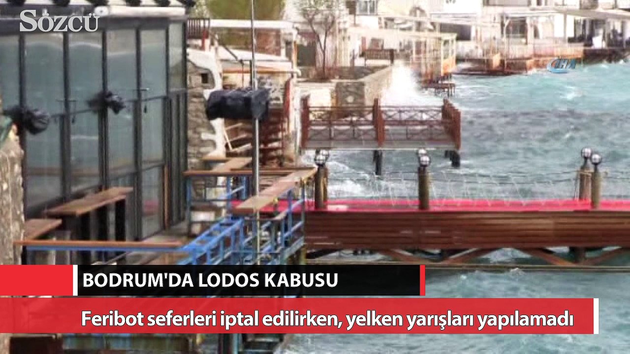 Bodrum’da lodos kabusu
