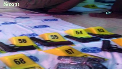 Suriye’den getirilen tabancalar yakalandı