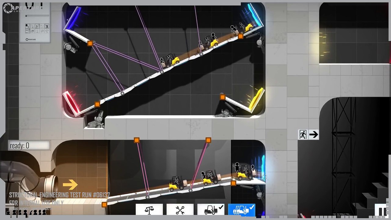 Bridge Constructor Portal - Trailer Gameplay