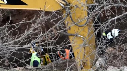 Manisa'da Yol Şantiyesinde Göçük: 1 Yaralı