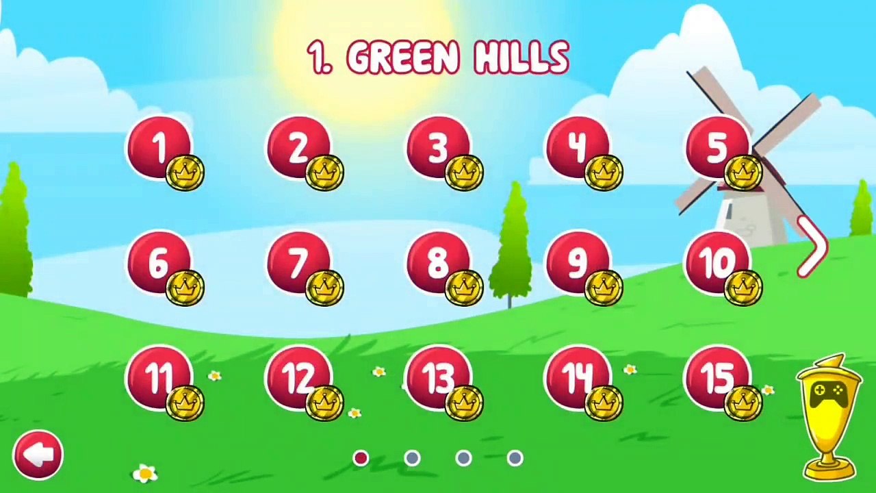 Tomato Ball kills and destroys all BOSSes, all chapters of RED BALL 4 game