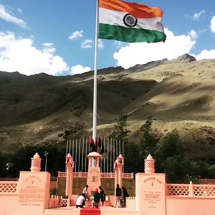 Kargil indian flag