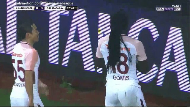 Bafetimbi Gomis second Goal HD - Kardemir Karabuk 0 - 3 Galatasaray - 03.03.2018 (Full Replay)