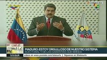 Nicolás Maduro: estoy orgulloso del sistema electoral de Venezuela