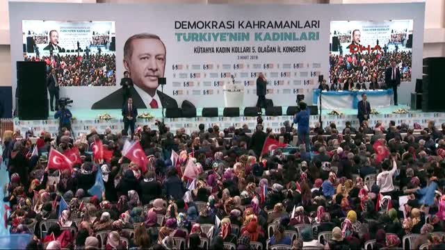 Kütahya Başbakan Yıldırım Kütahya Kadın Kolları Kongresi'nde Konuştu .