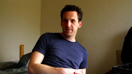 Ball catches guy right in the chops!