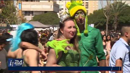 Israël se déguise pour célébrer la fête de Pourim