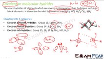 Chemistry Hydrogen part 9 (Covalent Hydrides) CBSE class 11 XI