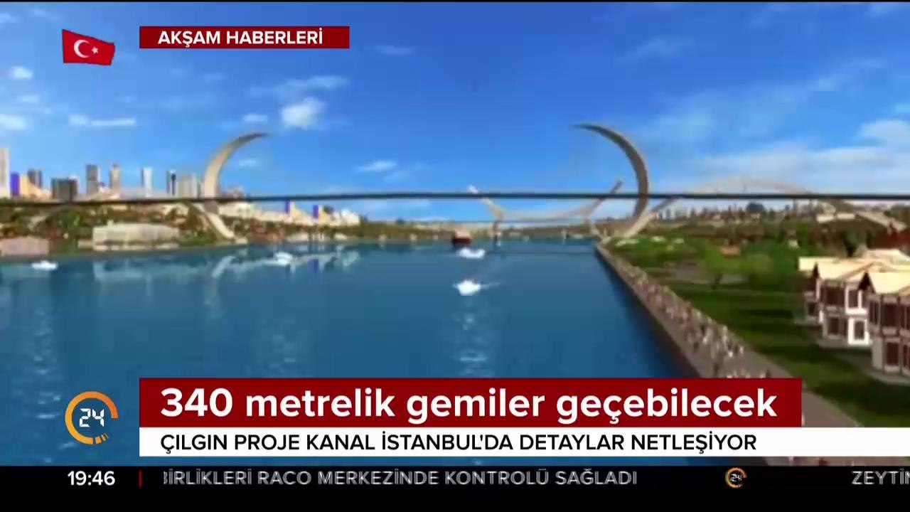 340 metrelik gemiler geçebilecek