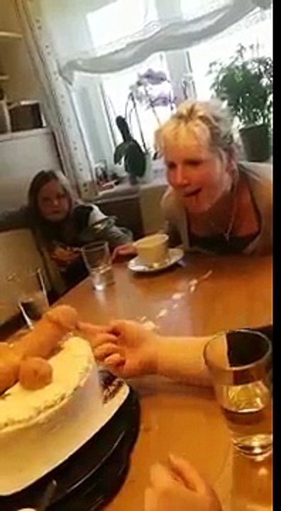 Surprise birthday cake with happy ending!